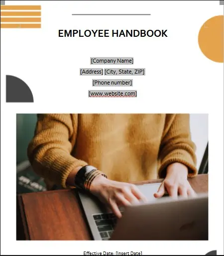 Employee Handbook Template