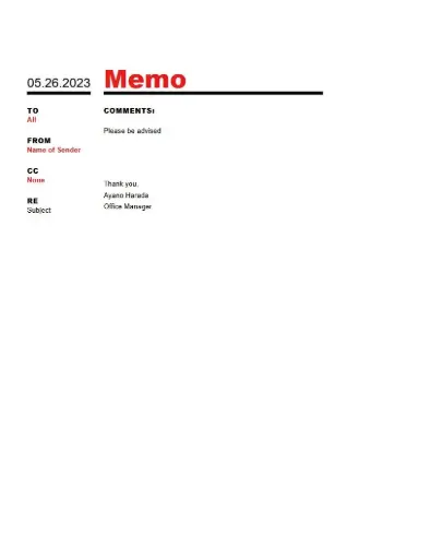 Simple Memo