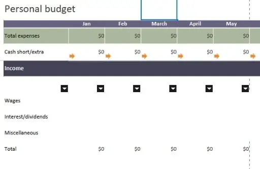 Monthly Expenses Tracker